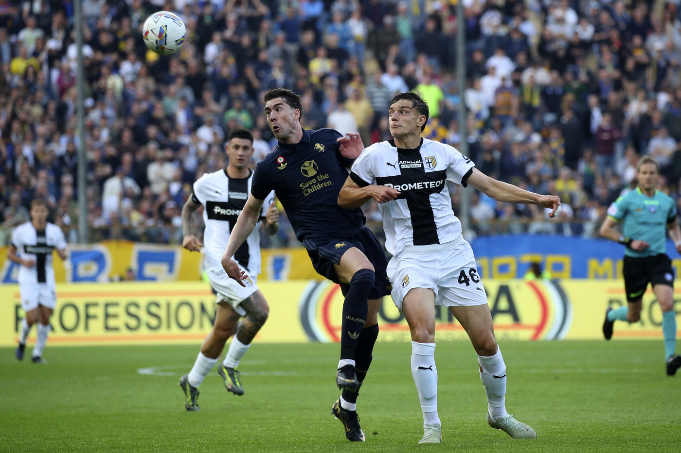 Vlahovic infortunio Parma Juventus