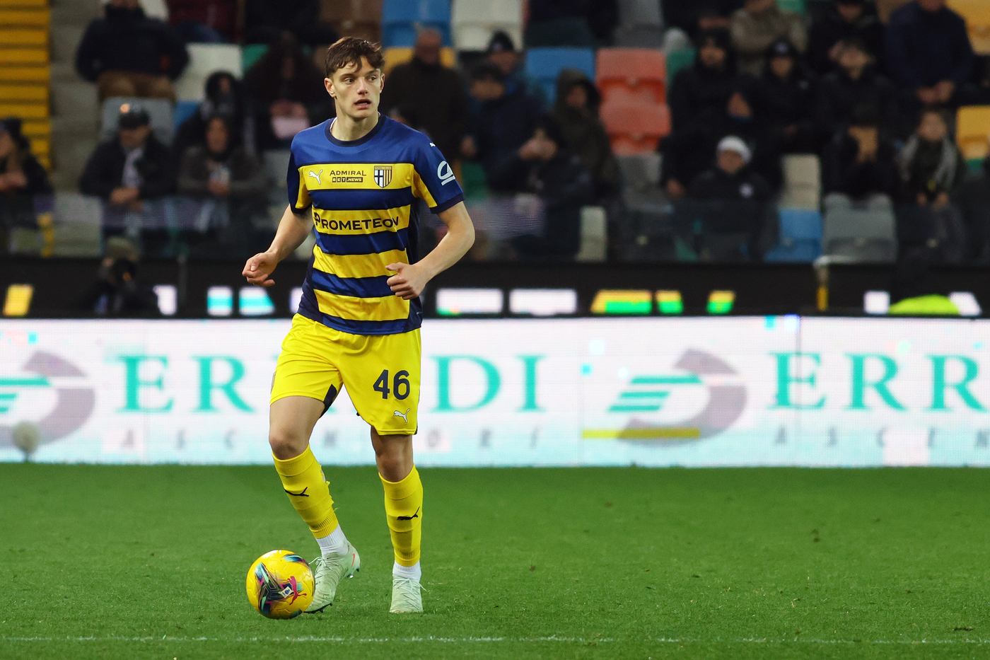 Il difensore Giovanni Leoni in campo durante Udinese-Parma Junews.it